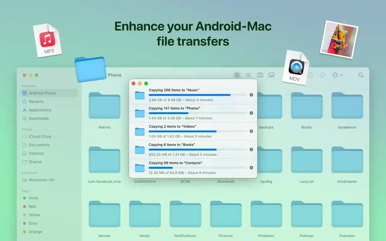 MacDroid Pro tools, view 3