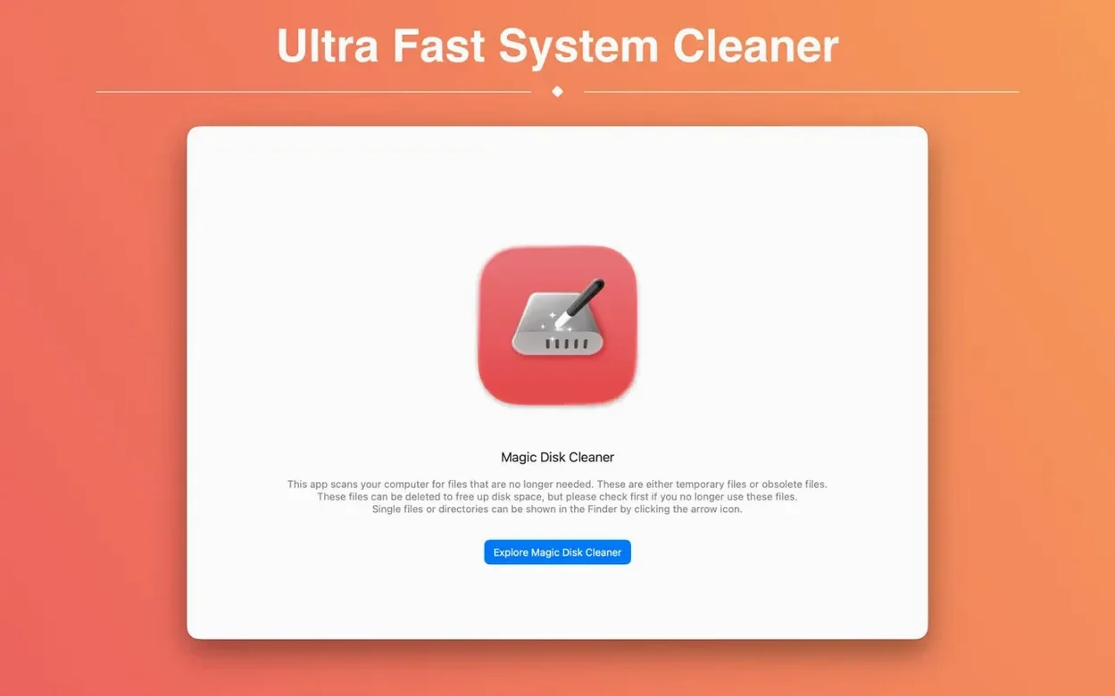 Magic Disk Cleaner: slide 2 of 2 Magic Disk Cleaner example 2