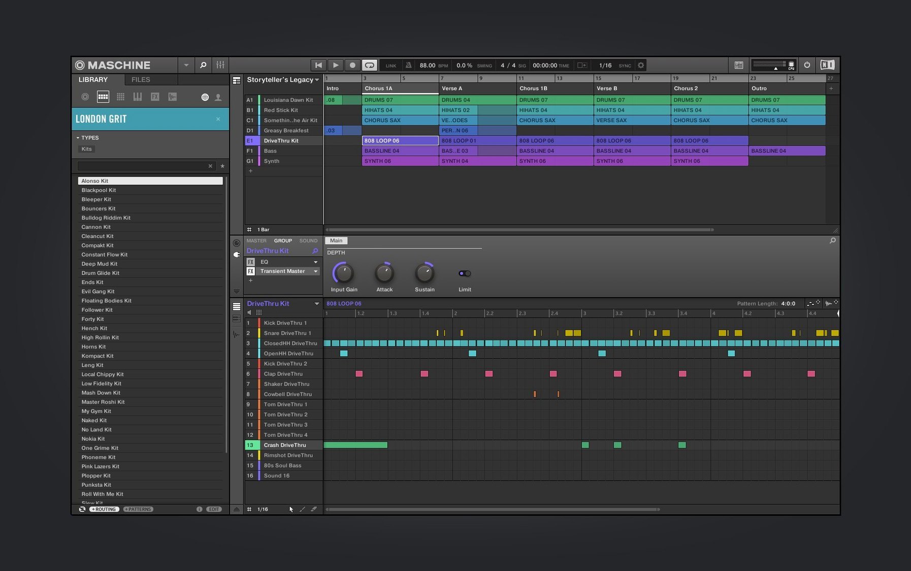 Maschine — frame 2 Maschine tools, view 2