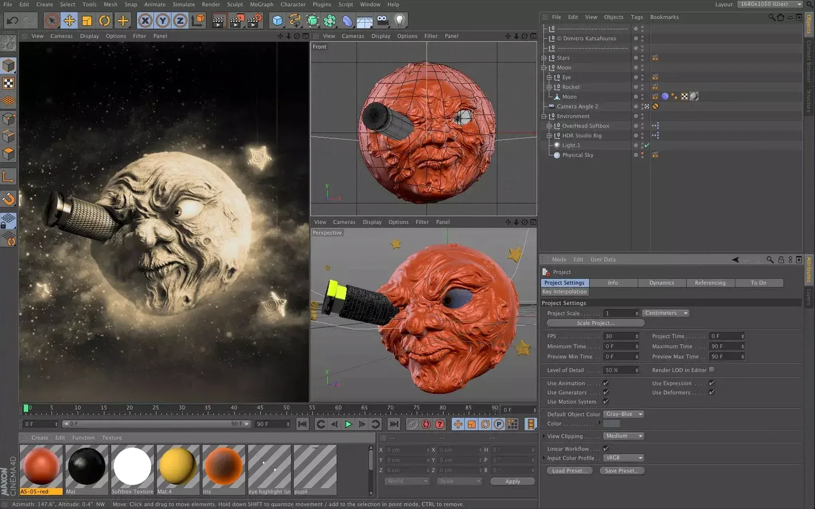 MAXON Cinema — frame 4 MAXON Cinema tools, view 4