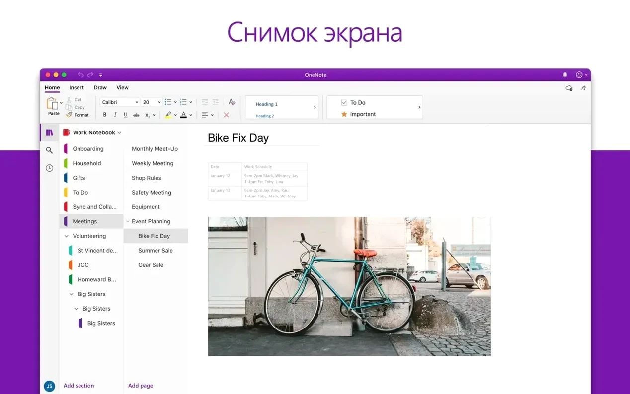 Microsoft Office — frame 4 Microsoft Office tools, view 4