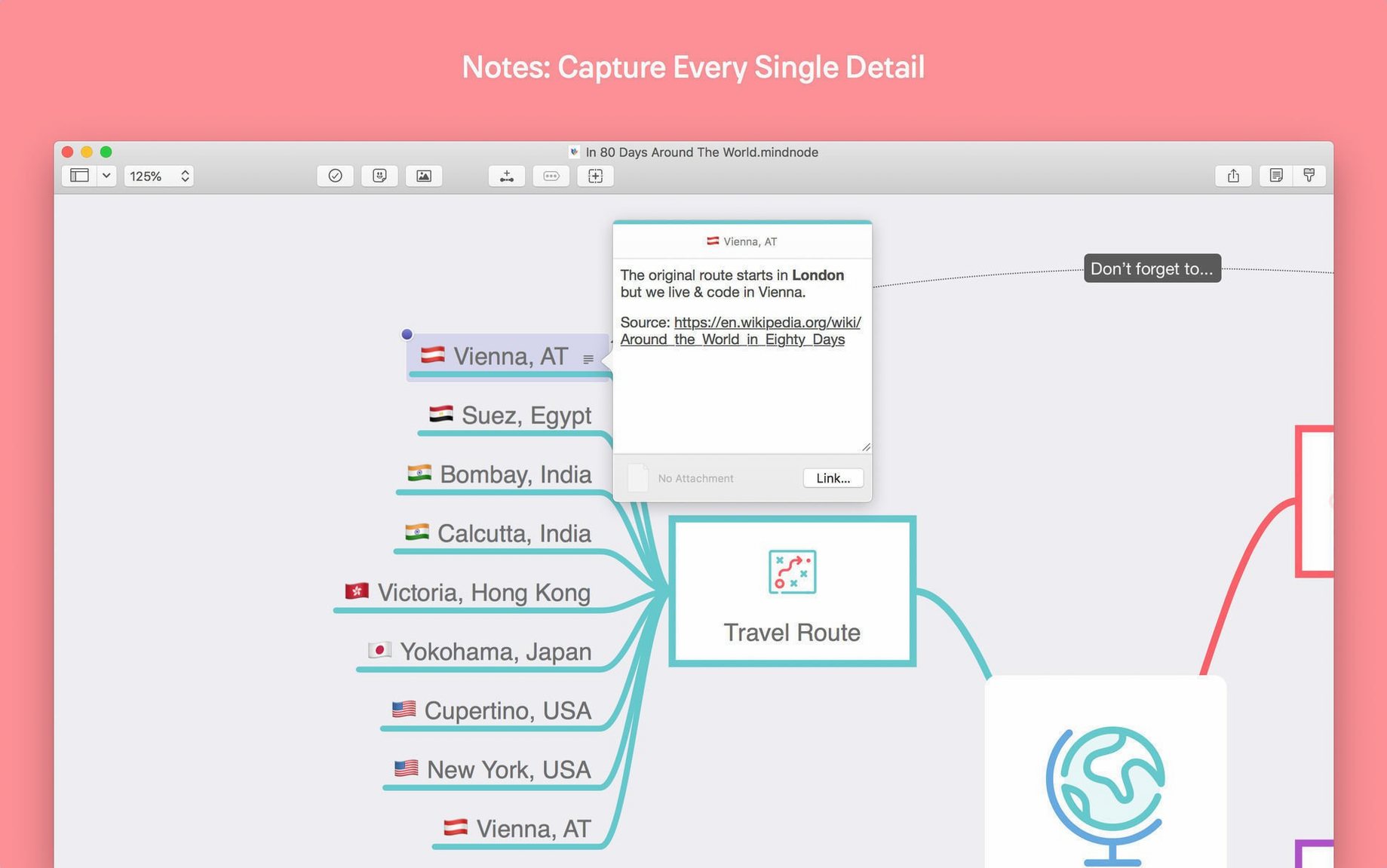 MindNode: slide 4 of 4 MindNode example 4