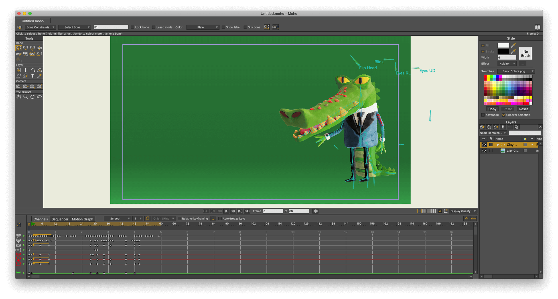 Moho Pro tools, view 3