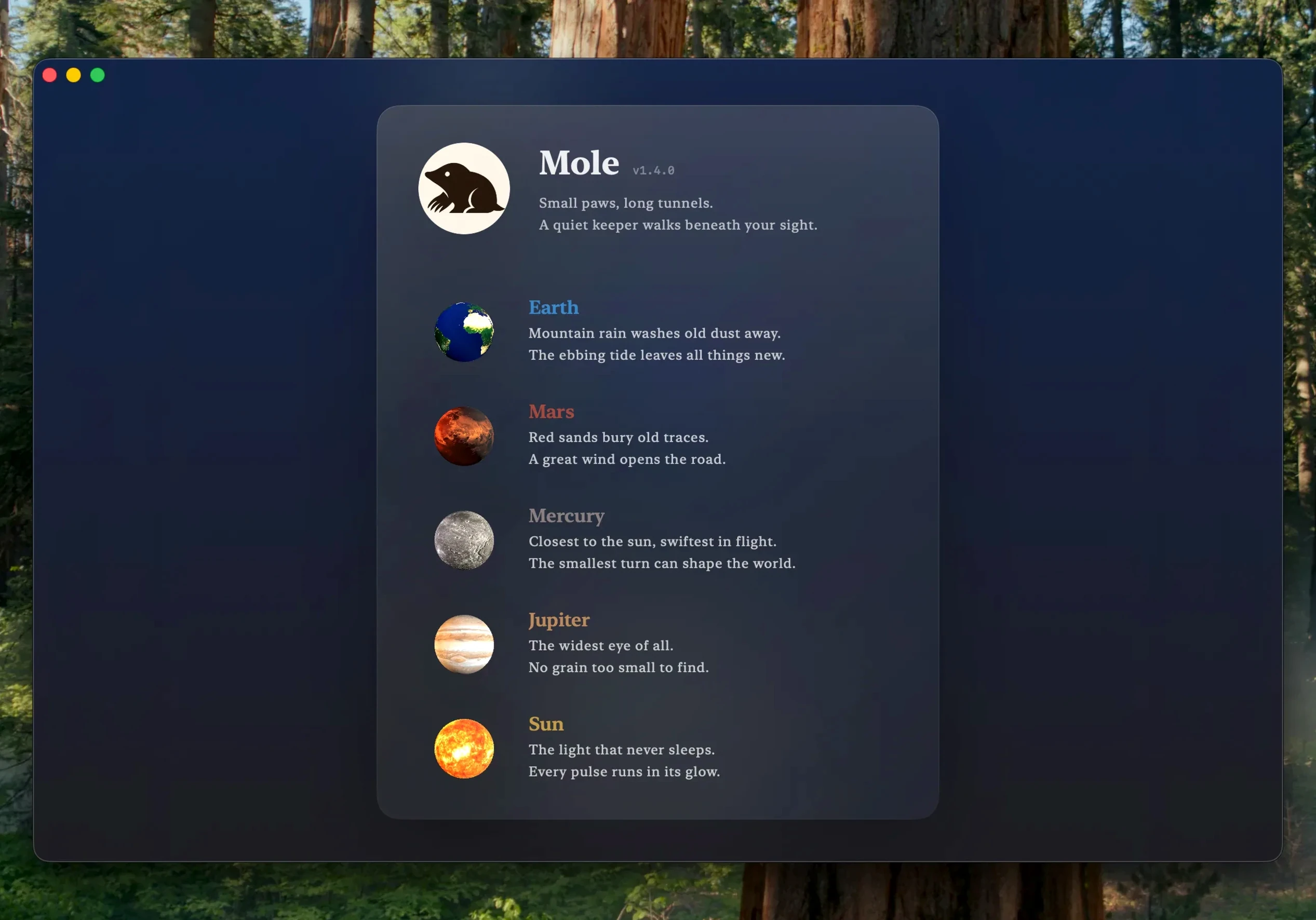 Mole tools, view 6