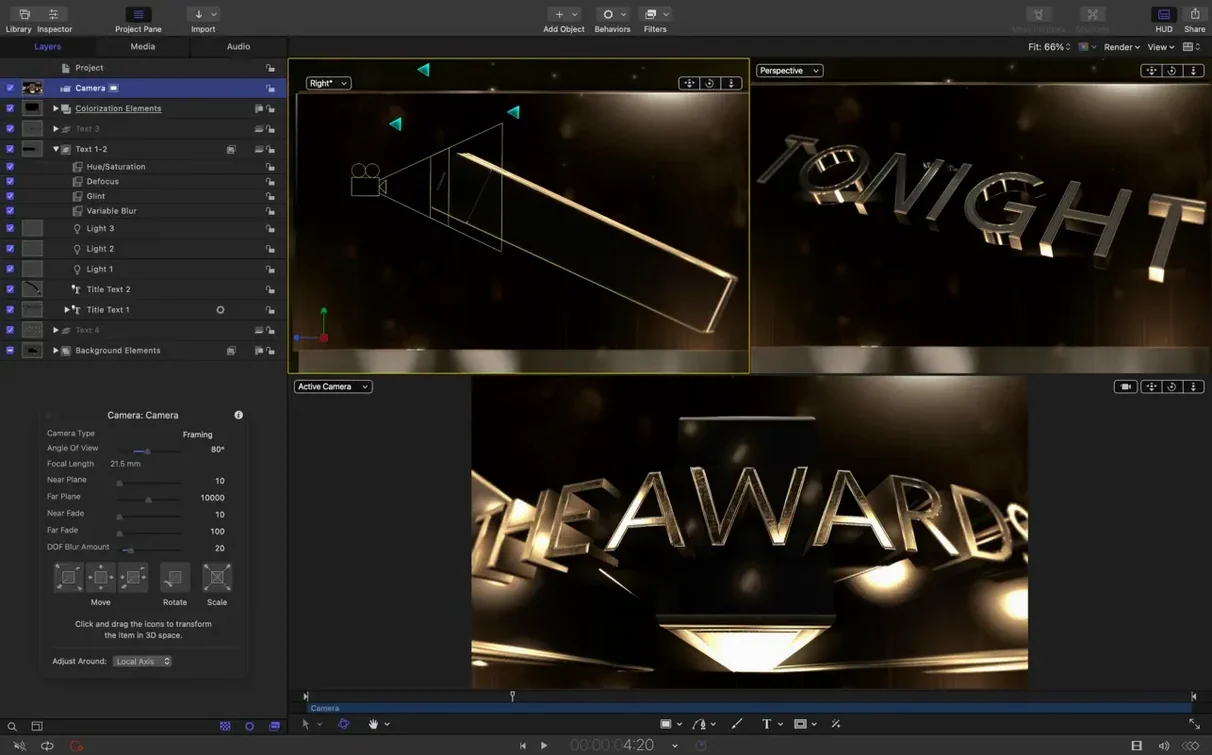 Motion tools, view 3