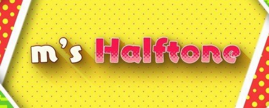 m’s HalfTone app badge