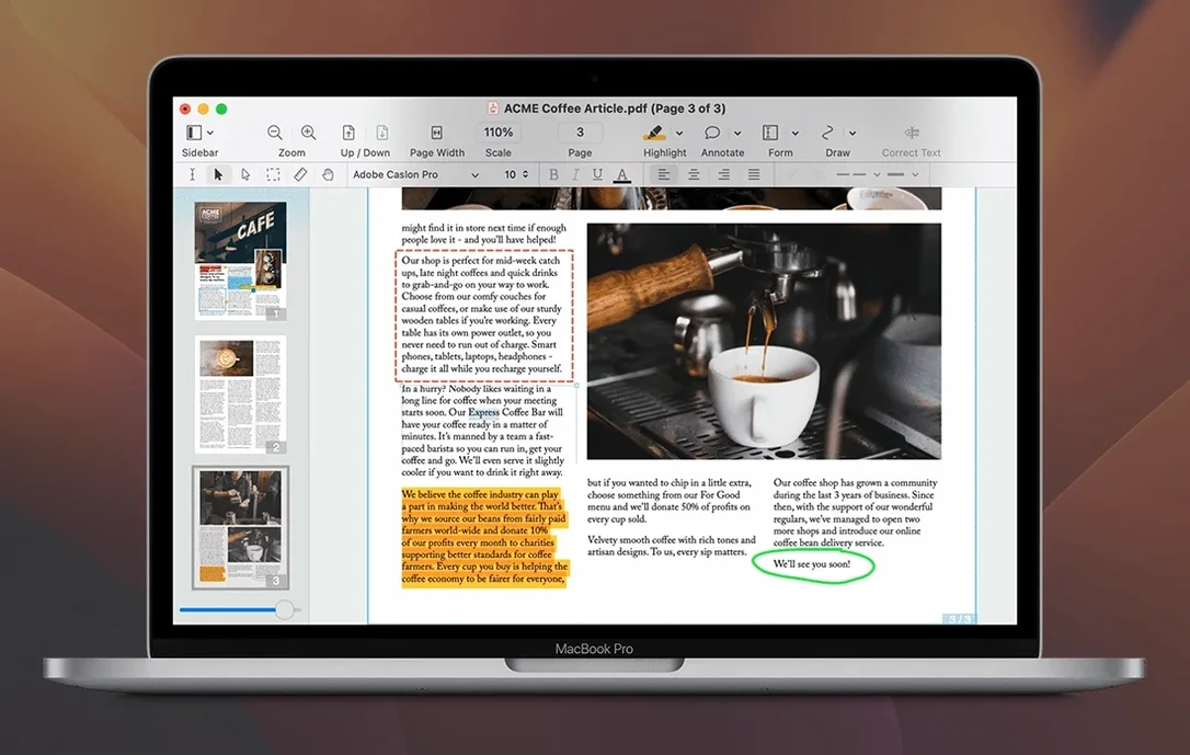 Nitro PDF Pro: slide 1 of 4 nitro pdf mac crack — main panel