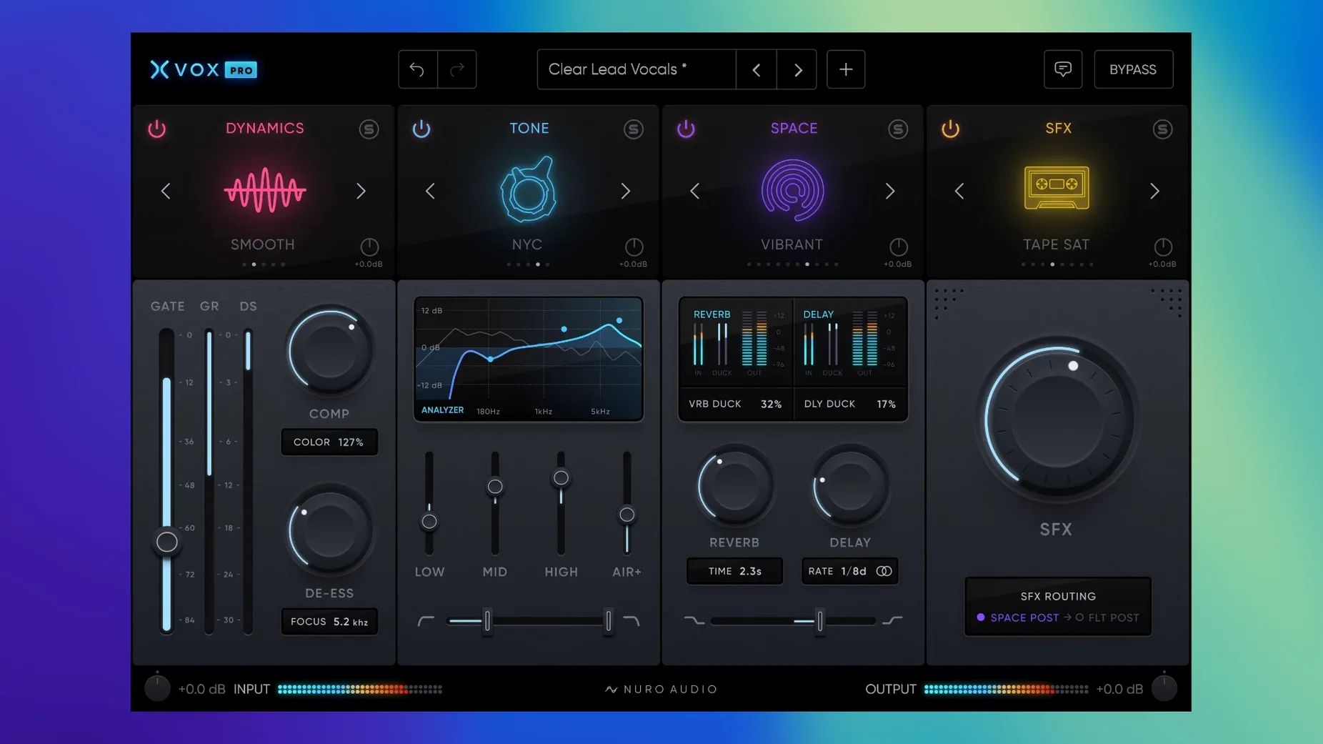 Nuro Audio XVOX Pro — frame 1 nuro audio xvox pro mac full version — main panel