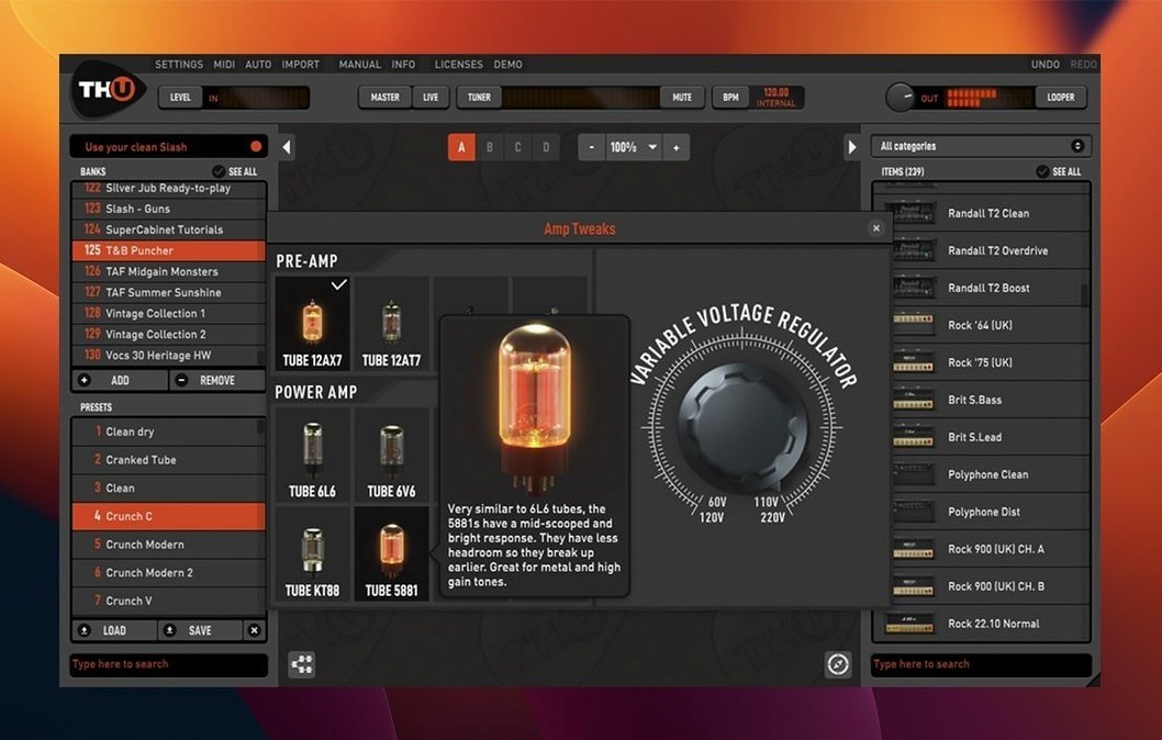 Overloud TH-U Premium — frame 1 overloud th-u premium macos free — main panel
