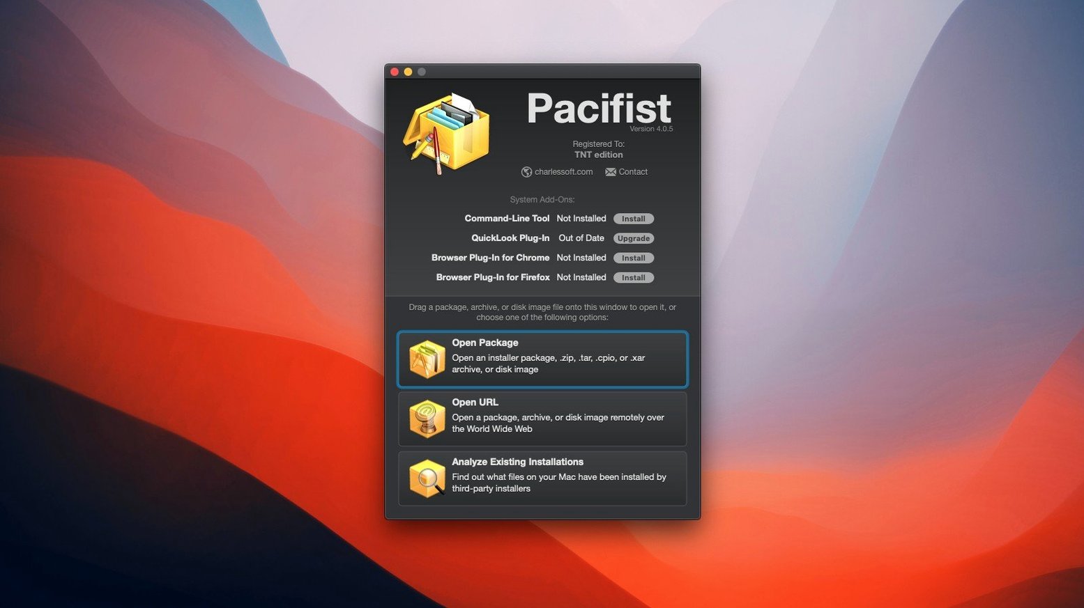 Pacifist — frame 1 download pacifist for mac — main panel