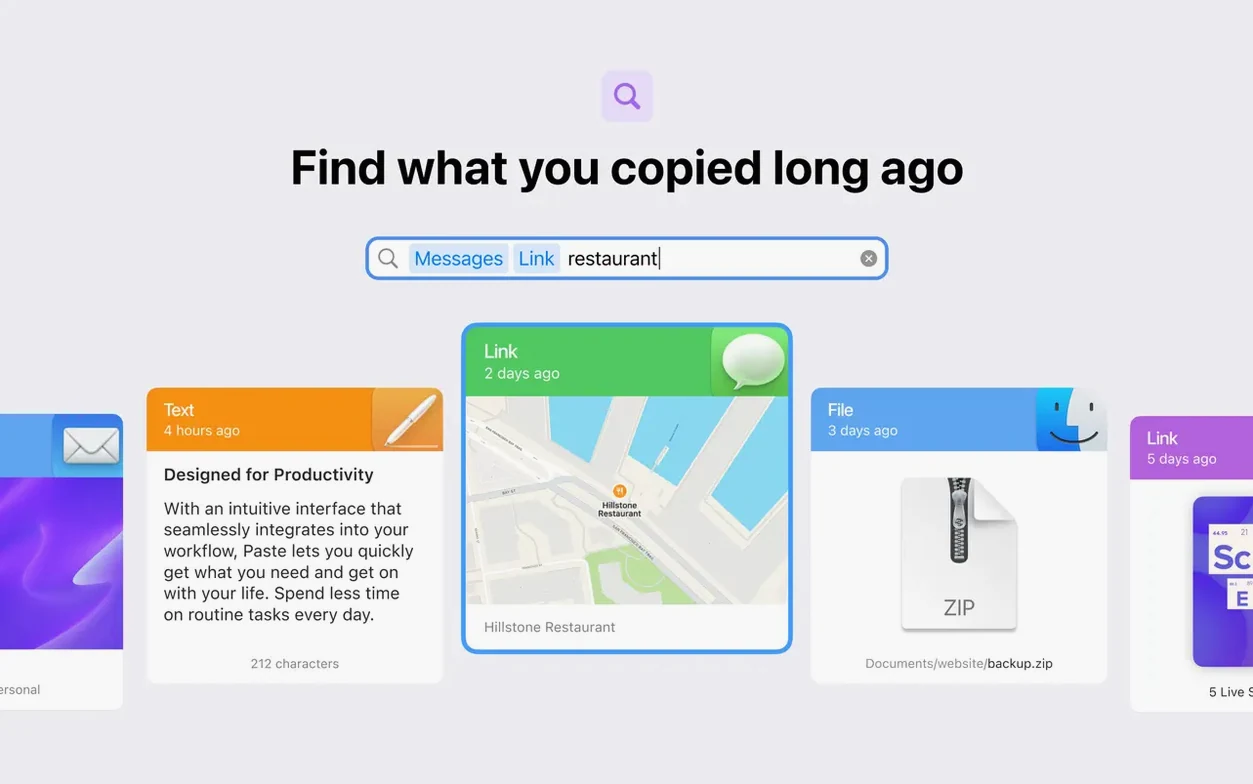 Paste tools, view 3