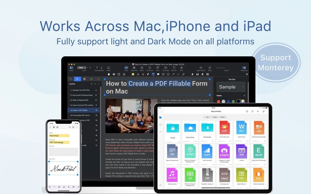 PDF Reader Pro — frame 8 PDF Reader Pro tools, view 8