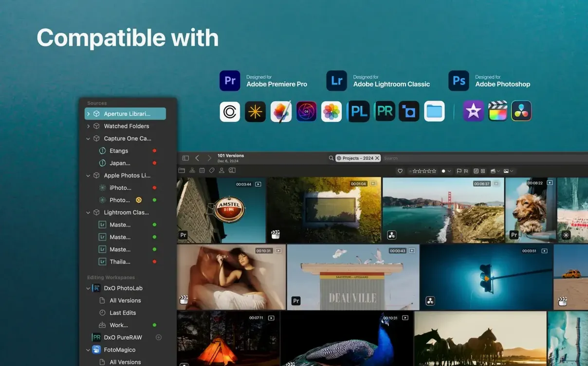 Peakto – Al Media Organizer tools, view 2