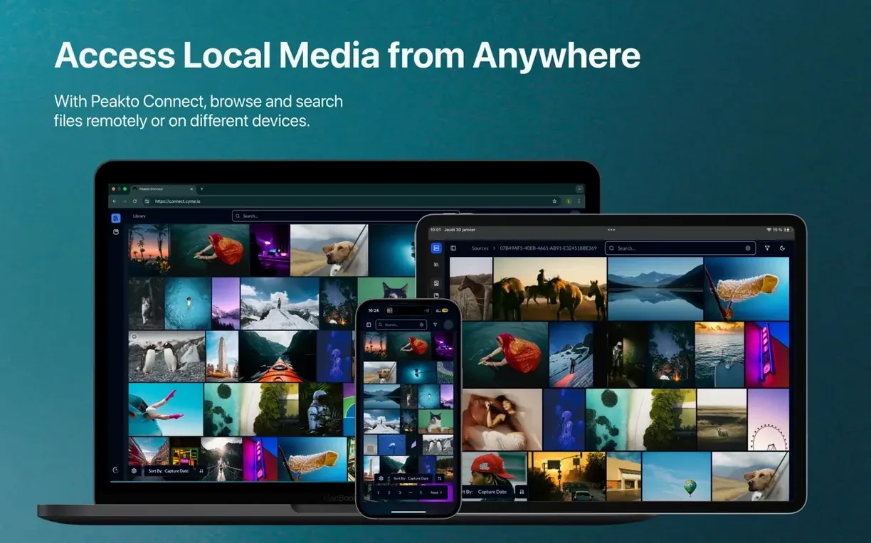 Peakto – Al Media Organizer example 7