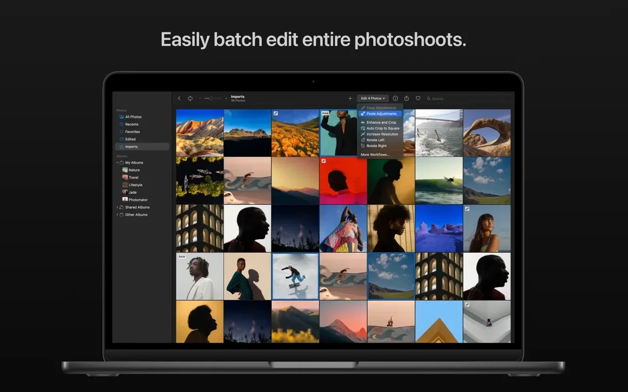 Photomator — frame 7 Photomator tools, view 7