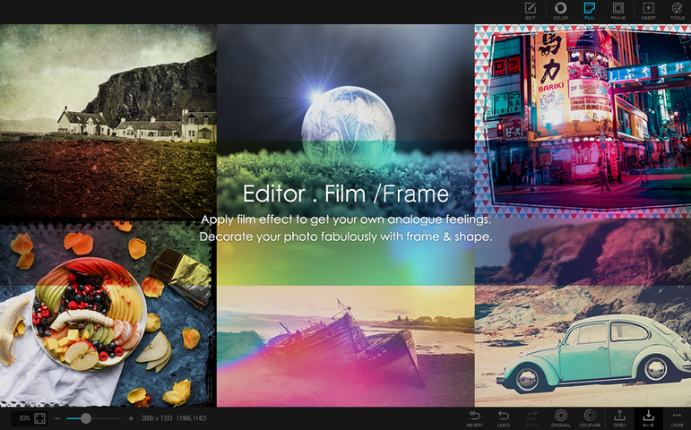 PhotoScape X Pro — frame 3 PhotoScape X Pro tools, view 3