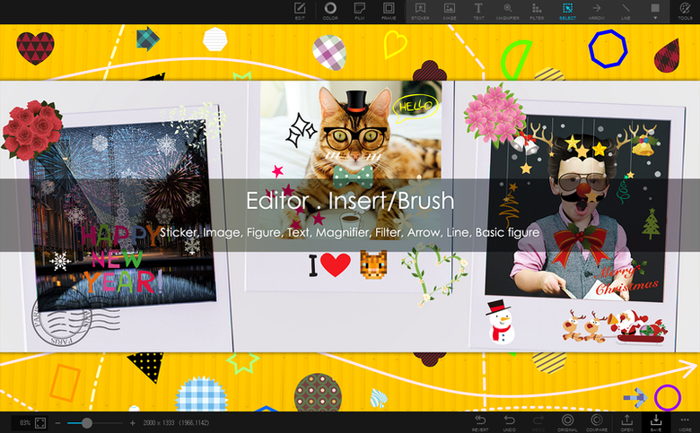 PhotoScape X Pro — frame 4 PhotoScape X Pro tools, view 4