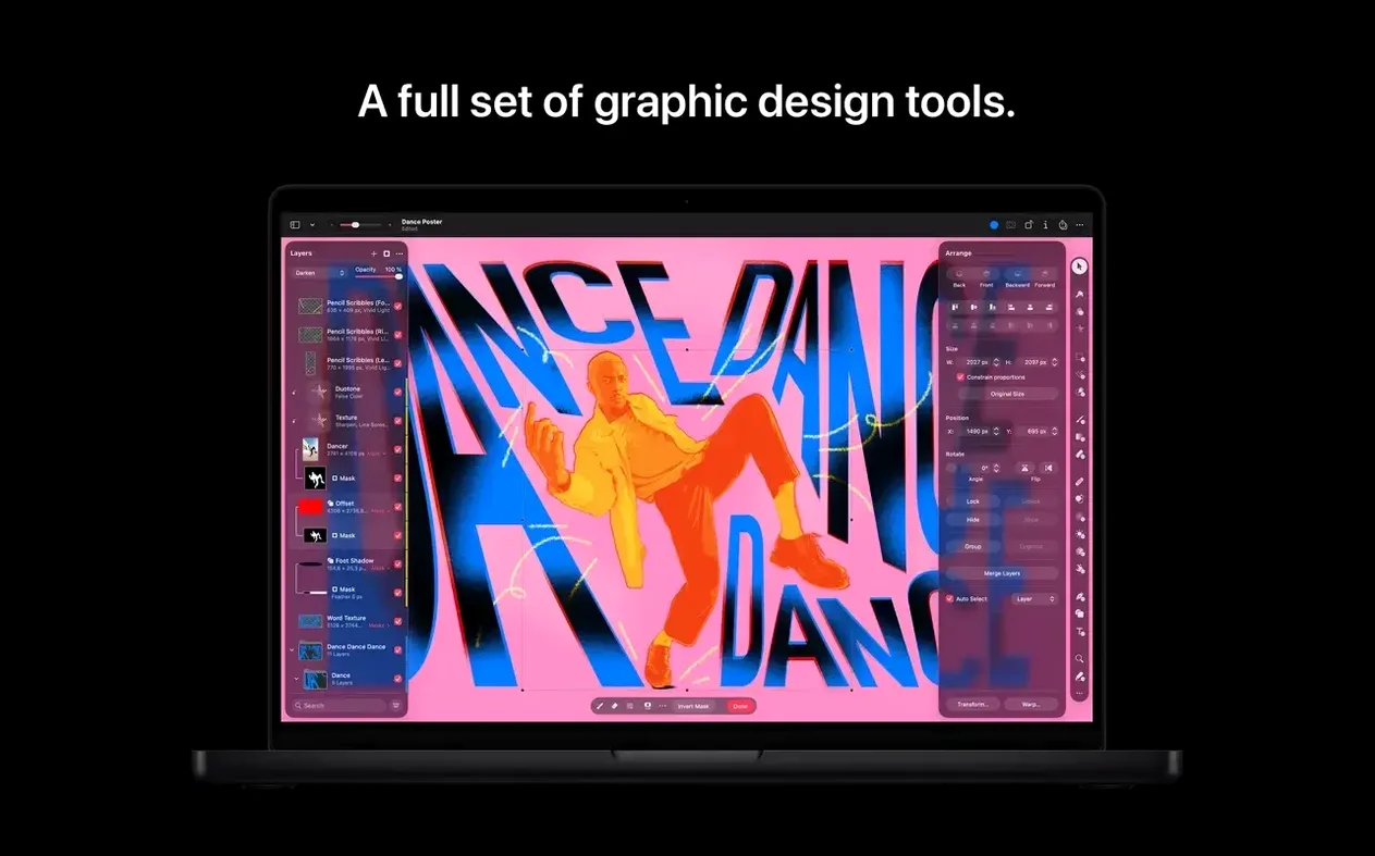 Pixelmator Pro: slide 3 of 8 Pixelmator Pro example 3