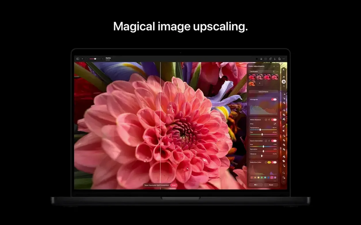 Pixelmator Pro — frame 7 Pixelmator Pro tools, view 7