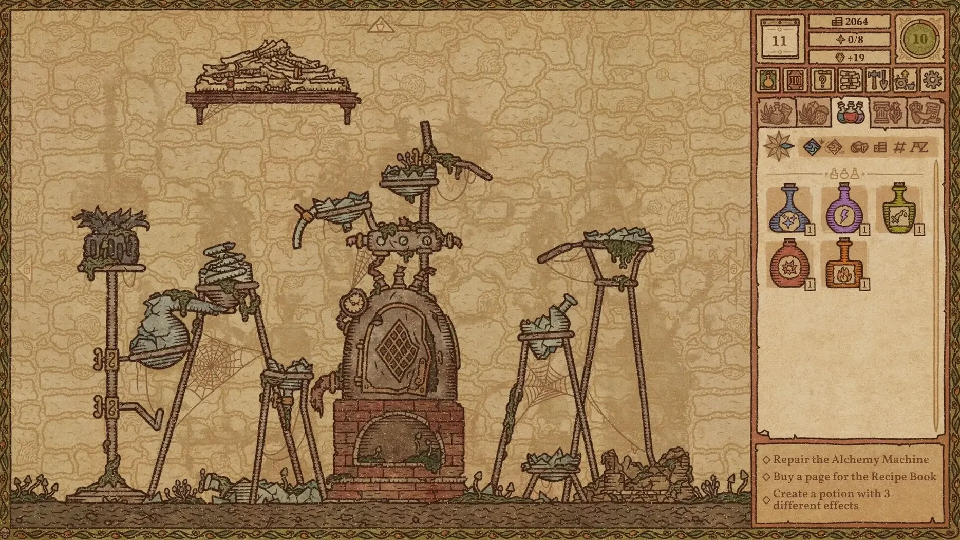 Potion Craft: Alchemist Simulator — frame 1 potion craft alchemist simulator crack mac — main panel