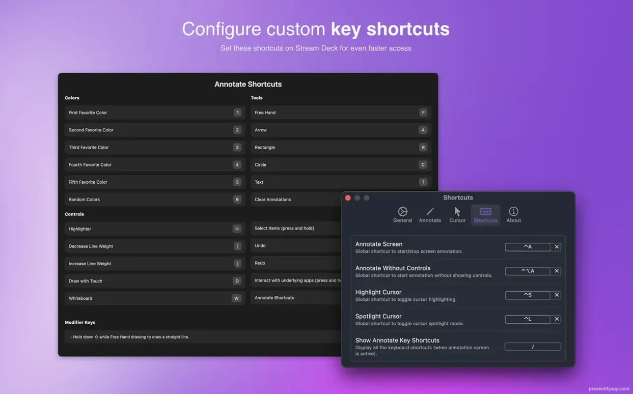 Presentify tools, view 8