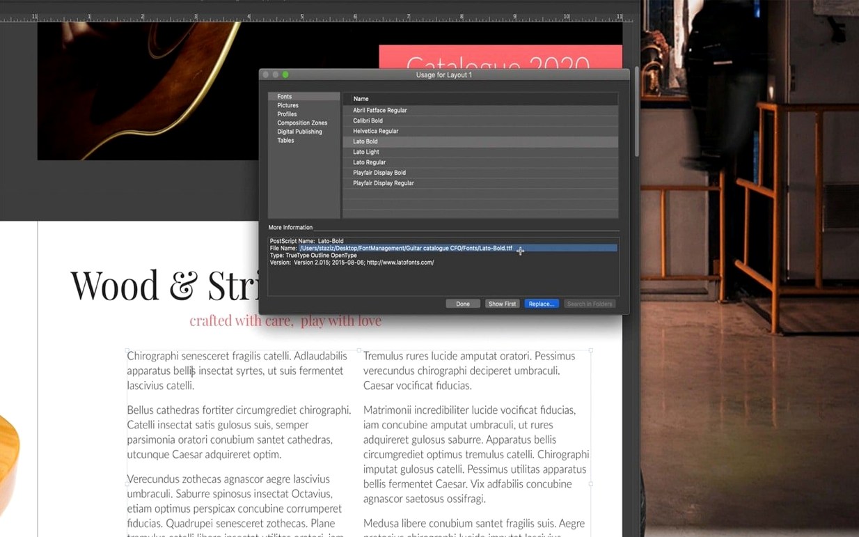 QuarkXPress: slide 4 of 4 QuarkXPress example 4