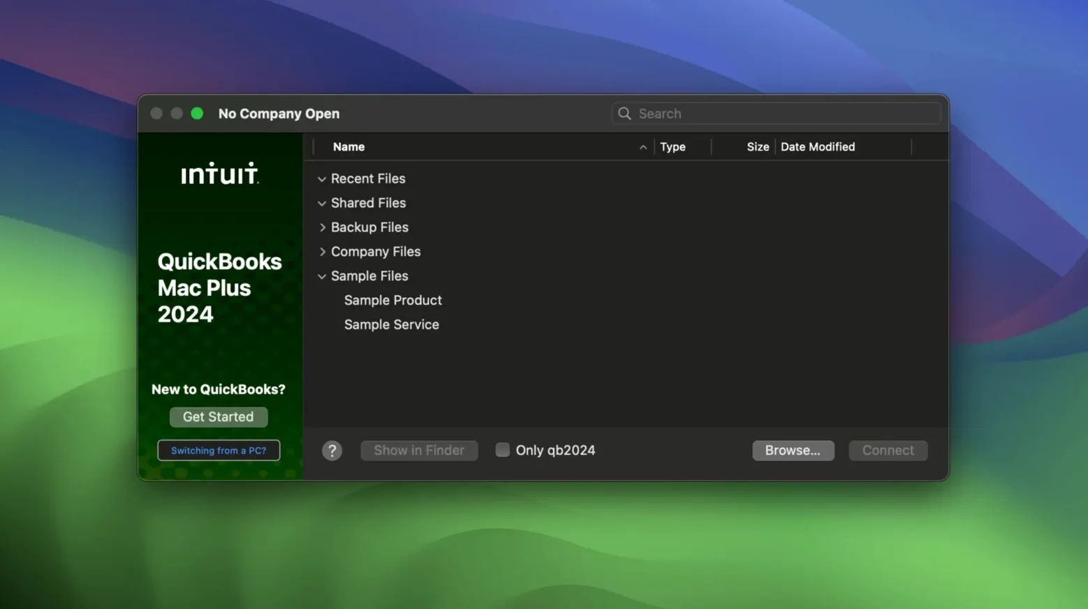 QuickBooks Mac Plus — frame 1 quickbooks torrent download — main panel