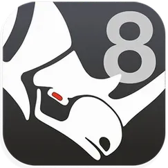 Rhino round icon