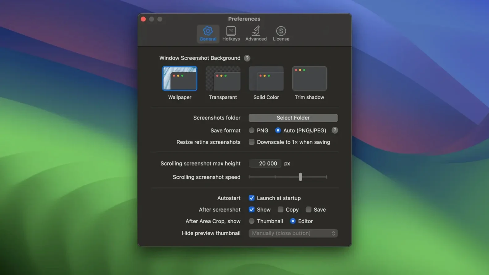 Shottr tools, view 2