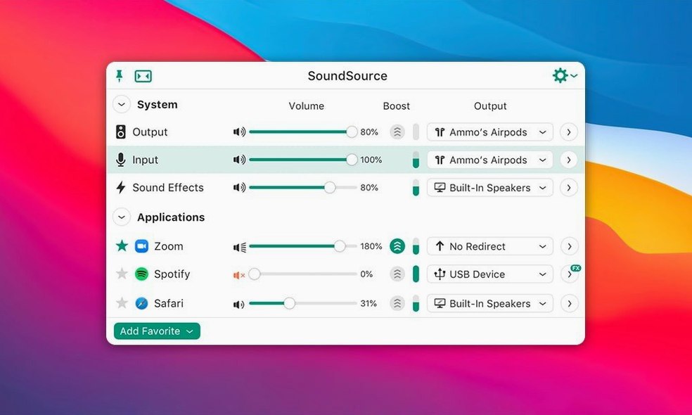 soundsource mac — main panel