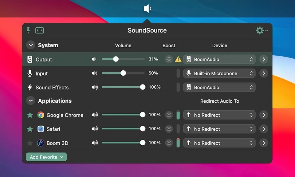 SoundSource example 4