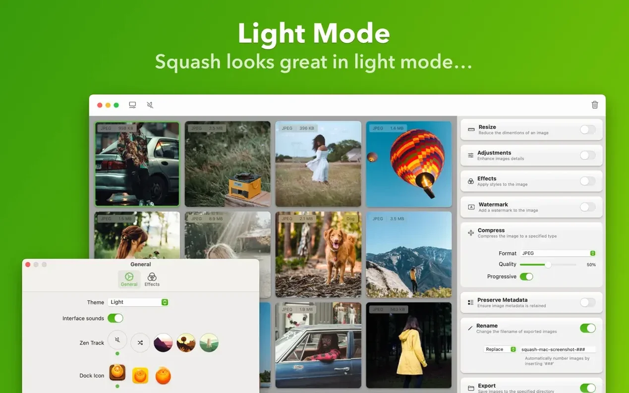 Squash tools, view 6