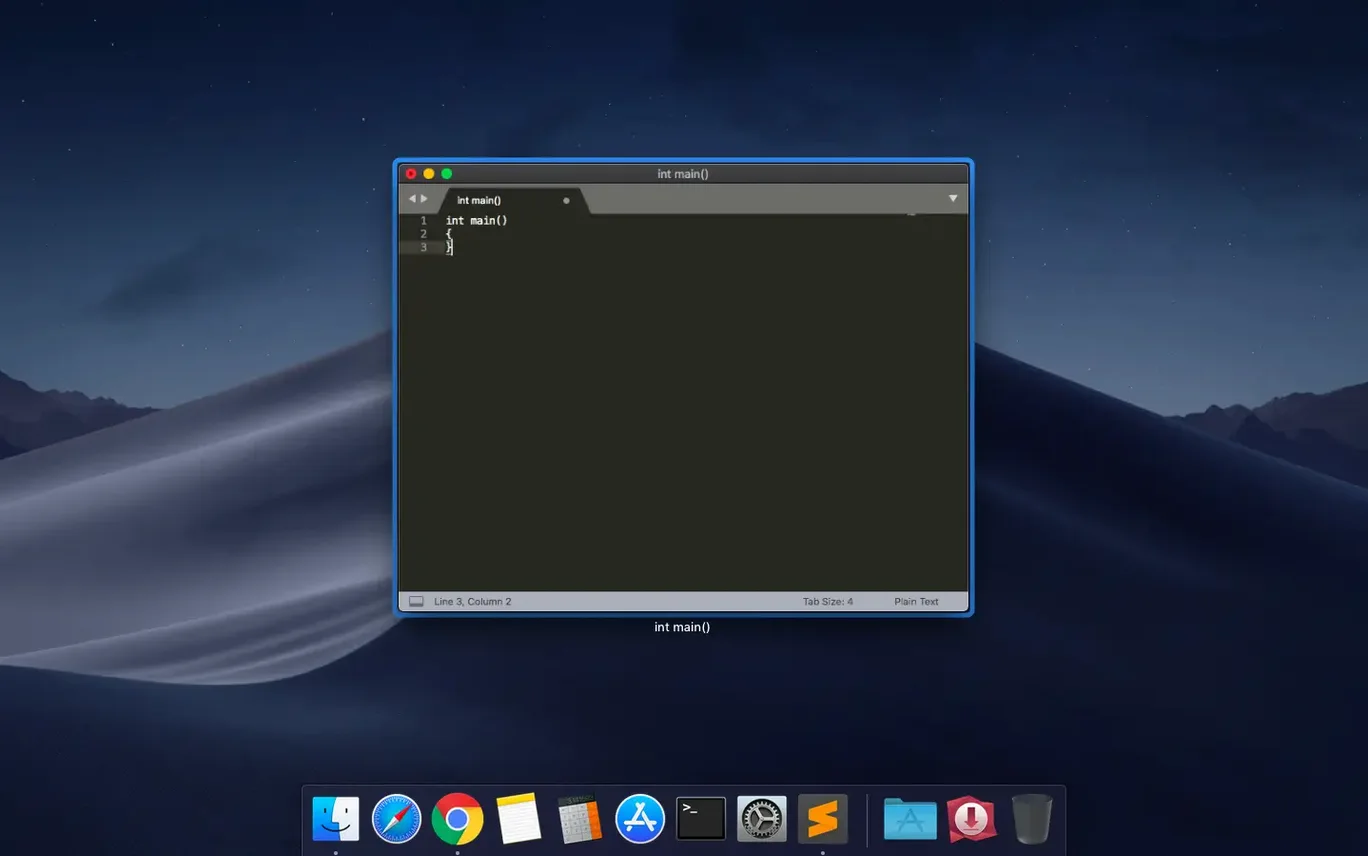 maclife sublime text — main panel
