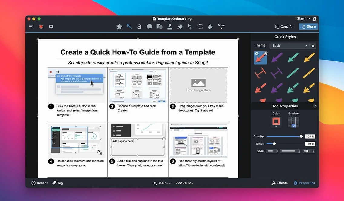 TechSmith Snagit example 2