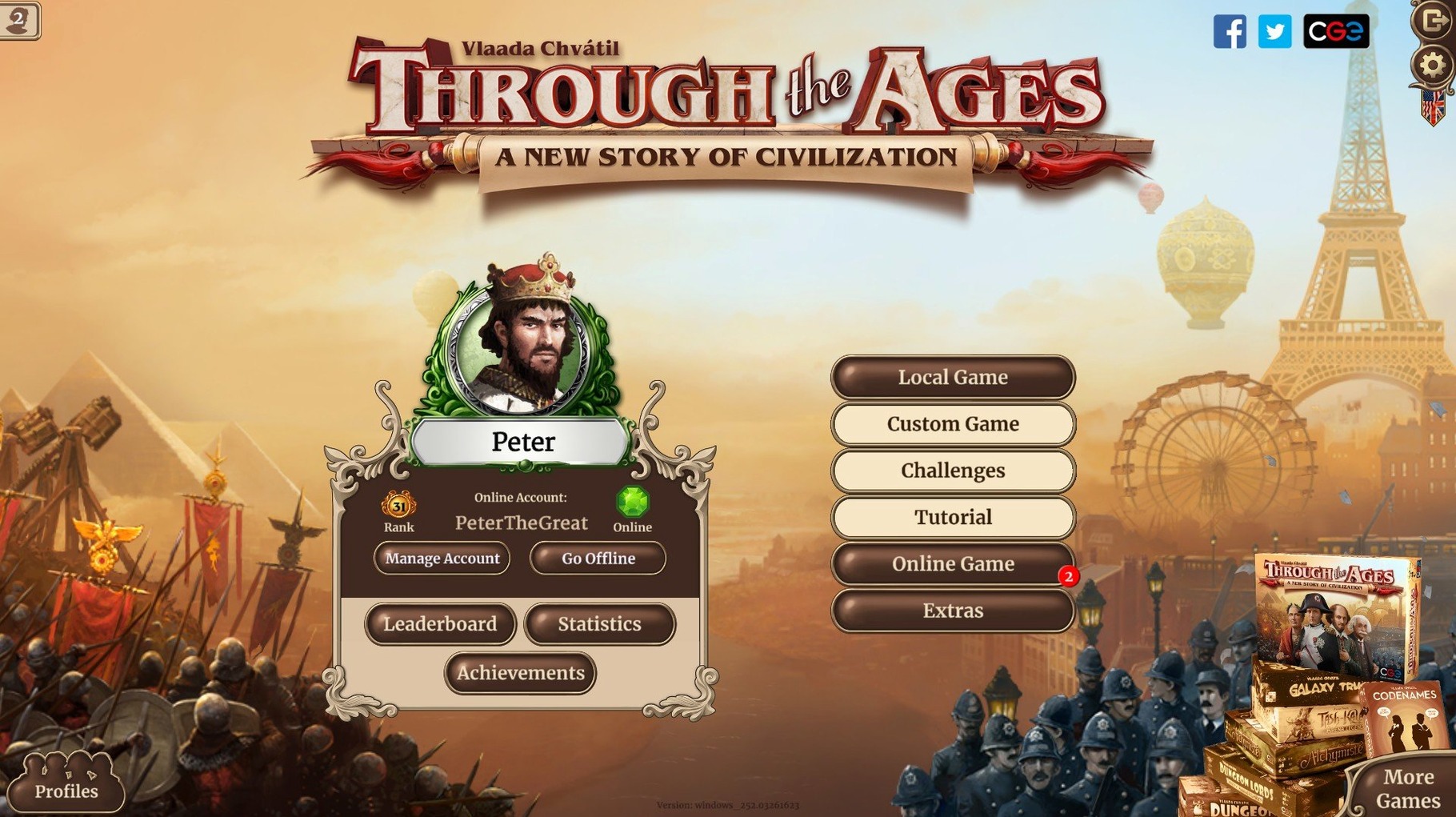 Through the Ages tools, view 5