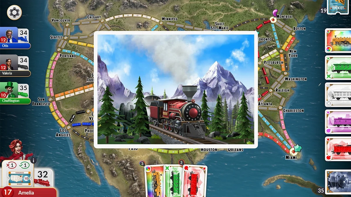 Ticket to Ride — frame 2 Ticket to Ride tools, view 2
