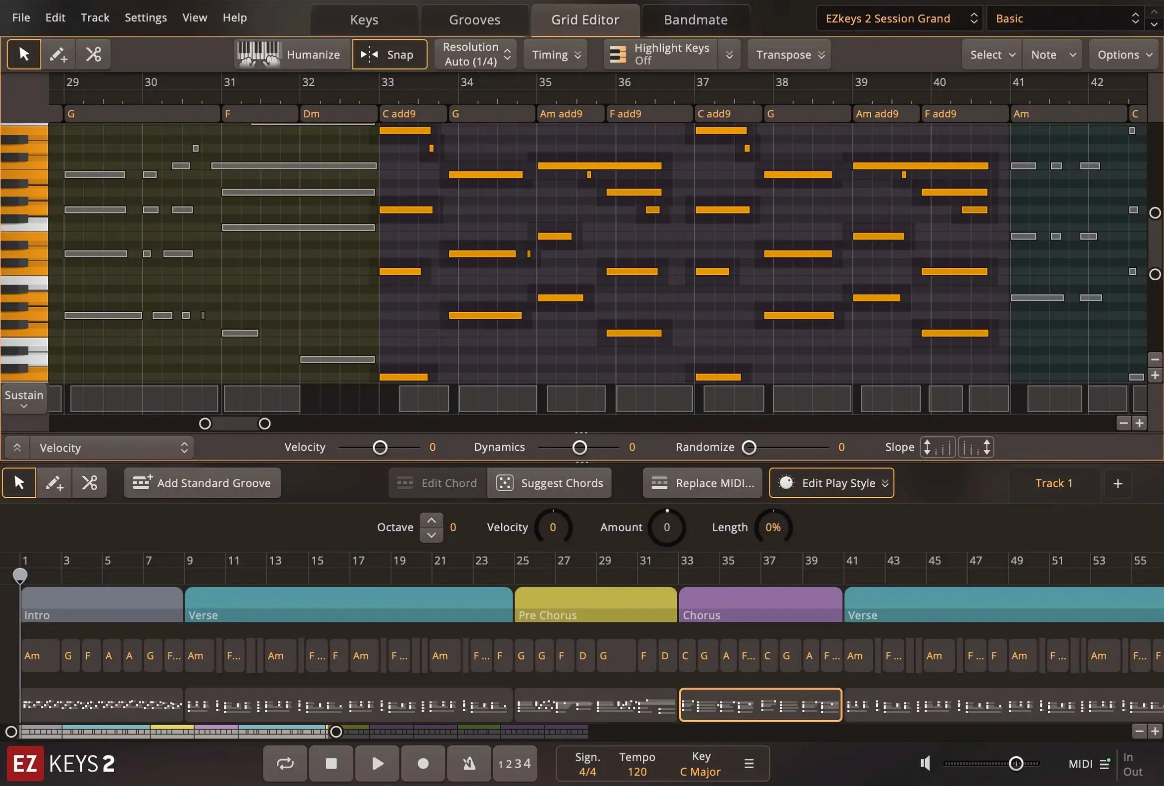 Toontrack EZkeys: slide 3 of 5 Toontrack EZkeys example 3