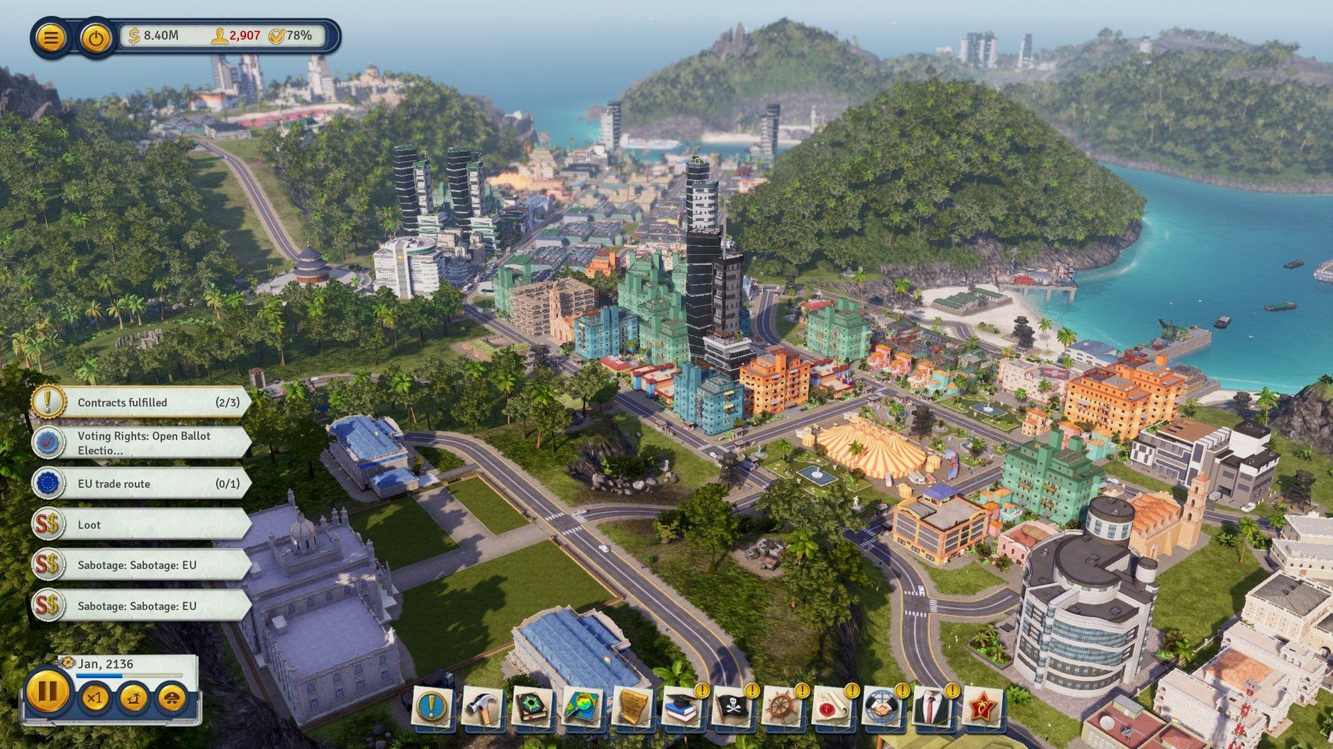 Tropico: slide 1 of 4 tropico mac torrent — main panel