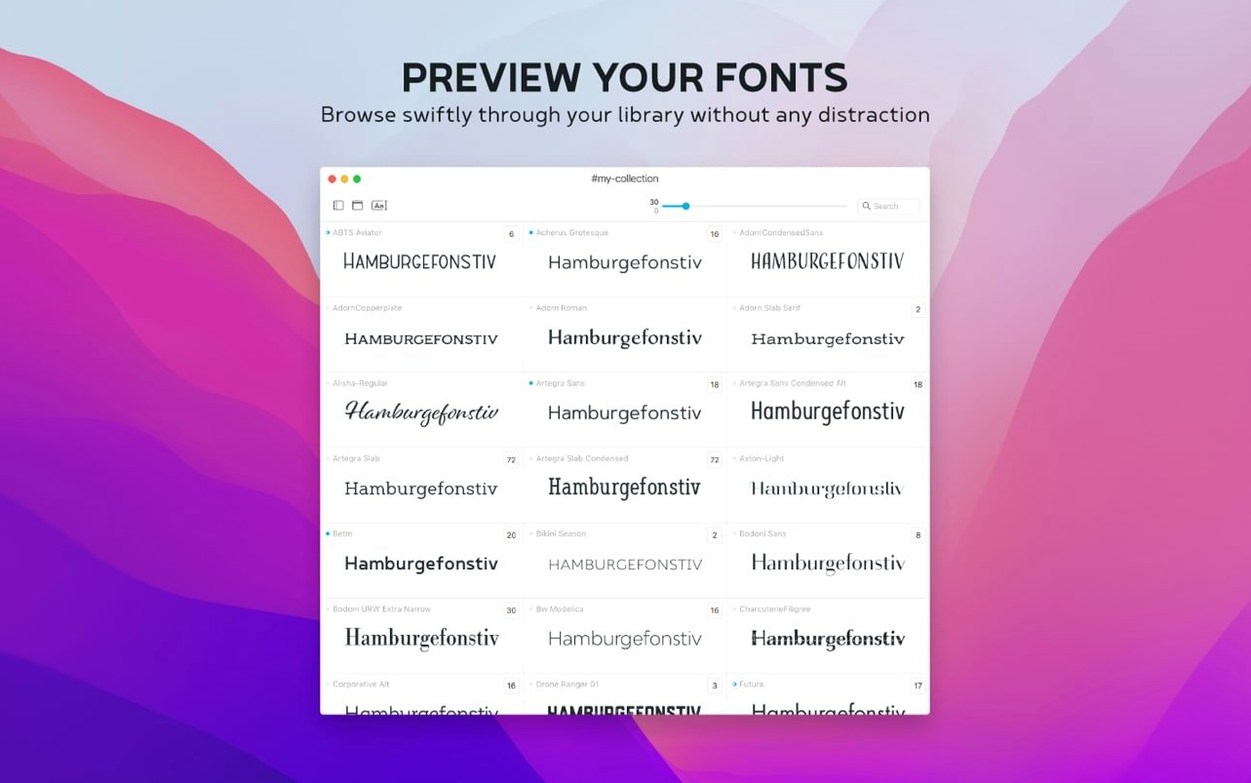 Typeface — frame 1 typeface torrent — main panel