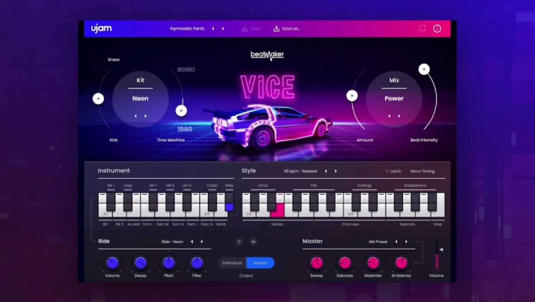 UJAM Beatmaker VICE — frame 1 ujam torrent — main panel