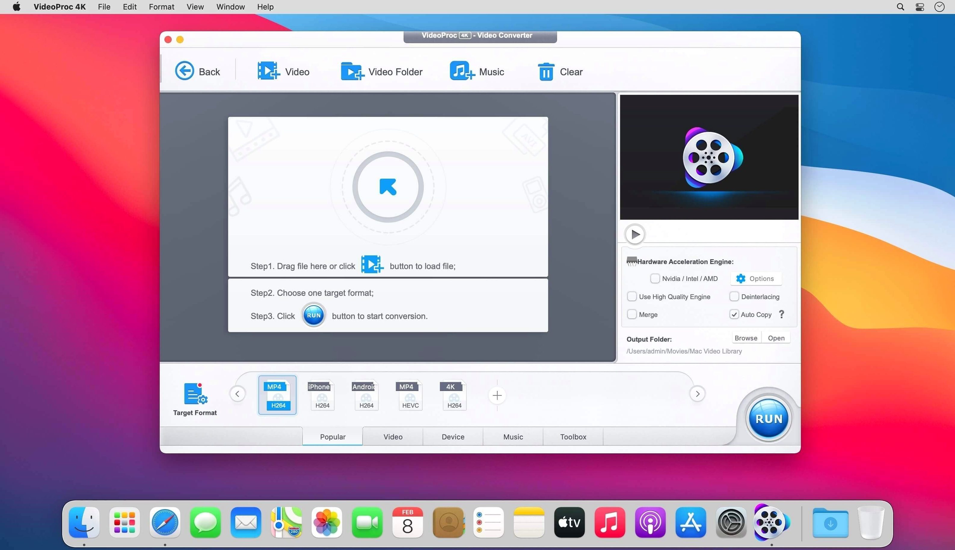 VideoProc Converter — frame 2 VideoProc Converter tools, view 2