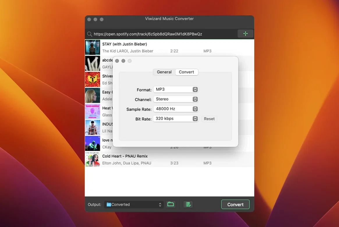 ViWizard Spotify Music Converter: slide 2 of 3 ViWizard Spotify Music Converter example 2