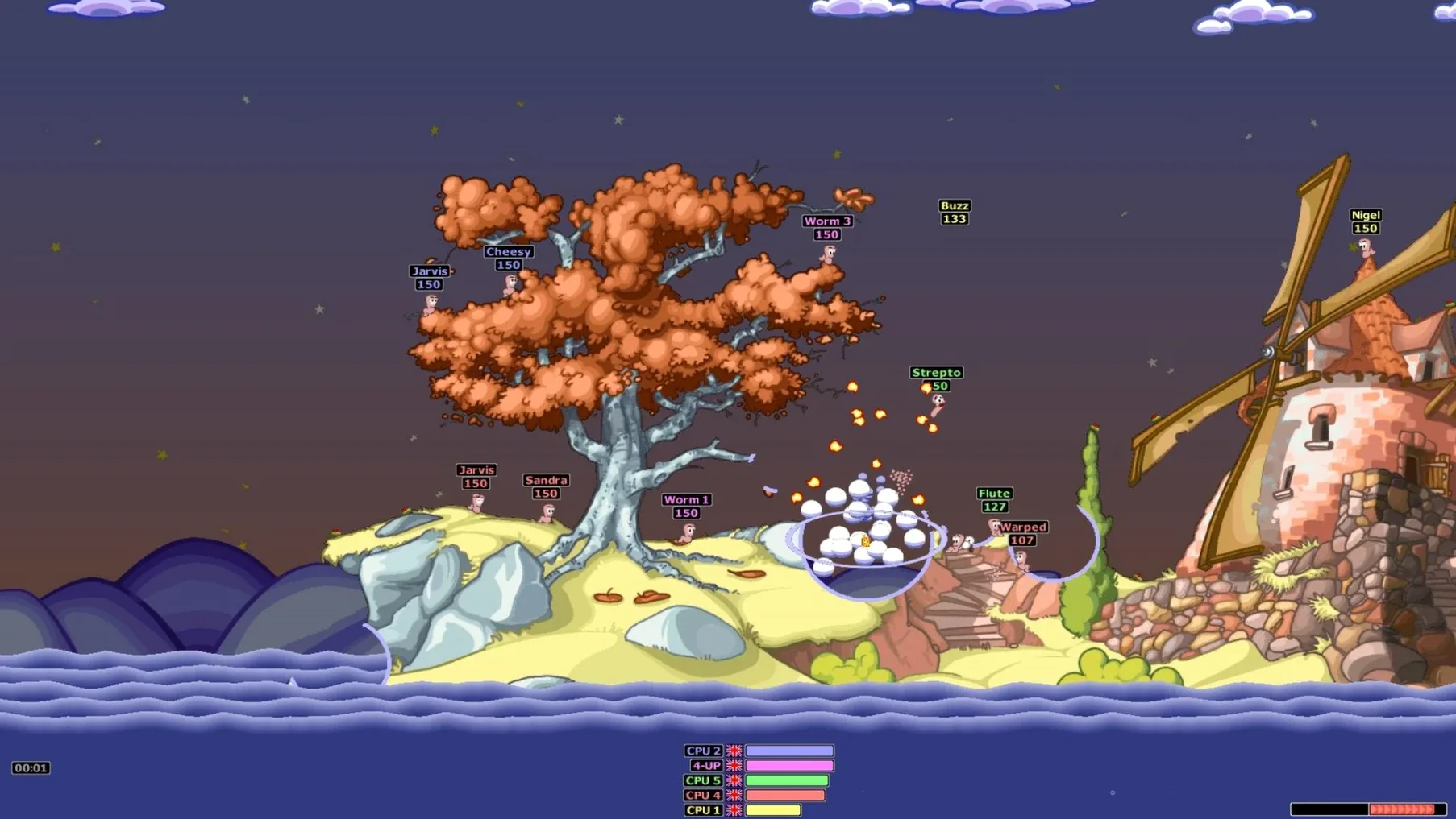 Worms Armageddon: slide 1 of 8 worms armageddon macos free — main panel
